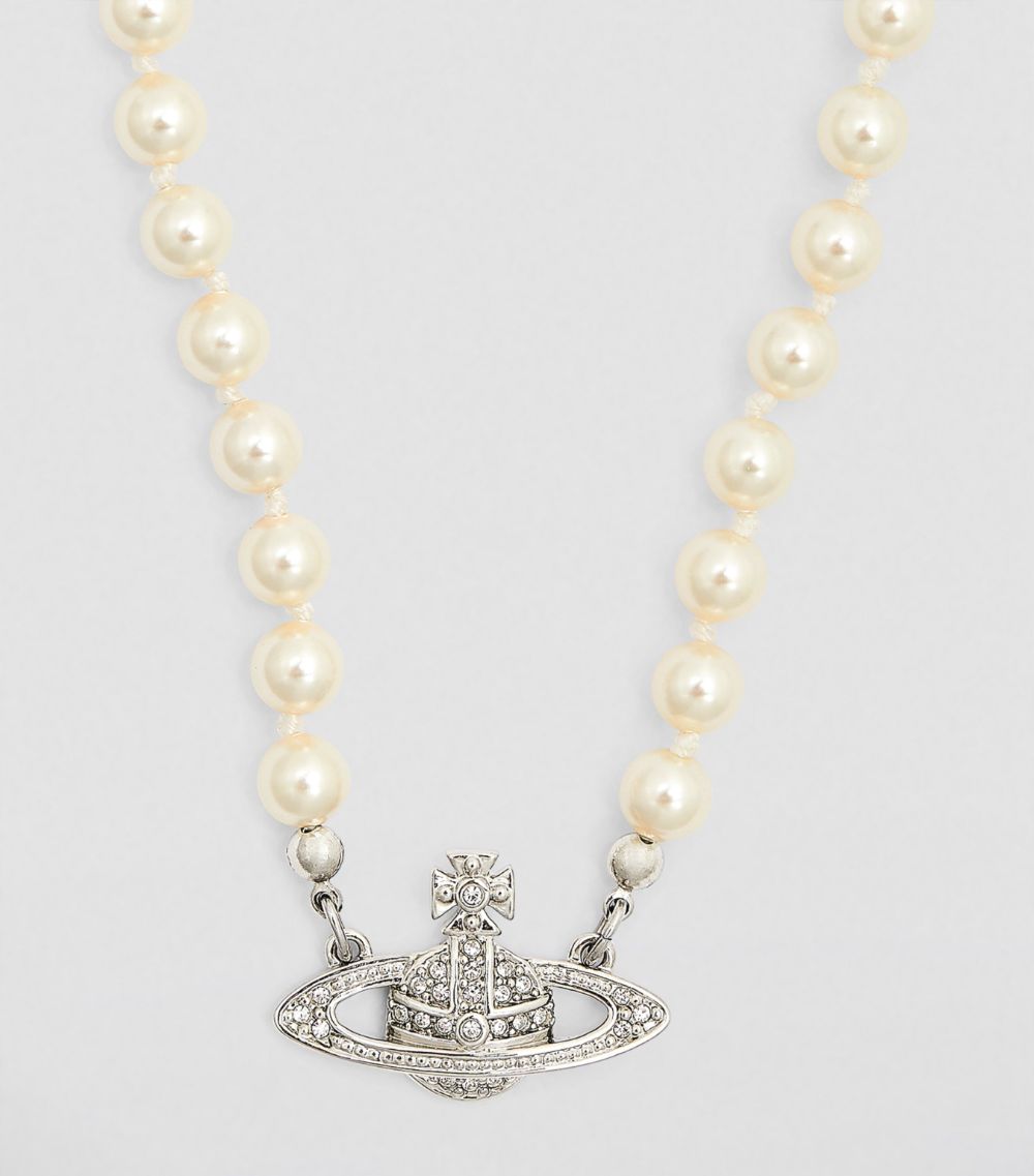 Vivienne Westwood Vivienne Westwood Pearl Mini Bas Relief Necklace