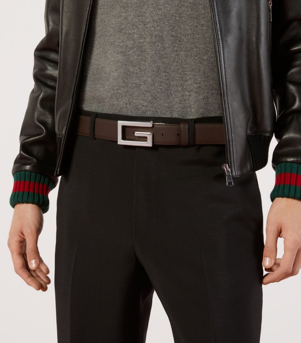 Gucci Gucci Reversible Square G Belt