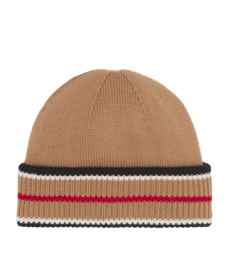 Burberry Burberry Reversible Icon Stripe Beanie