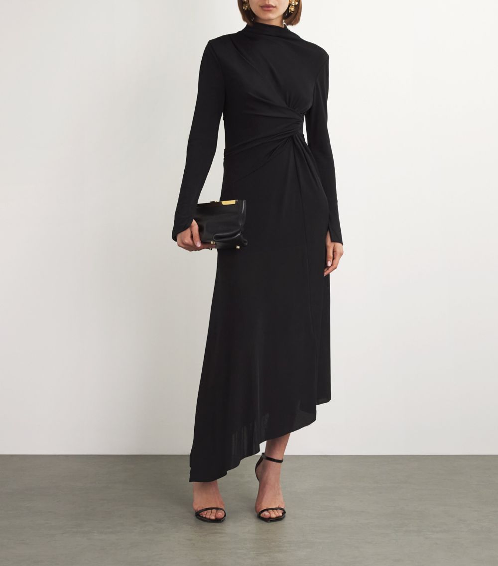 Victoria Beckham Victoria Beckham Asymmetric-Hem Midi Dress