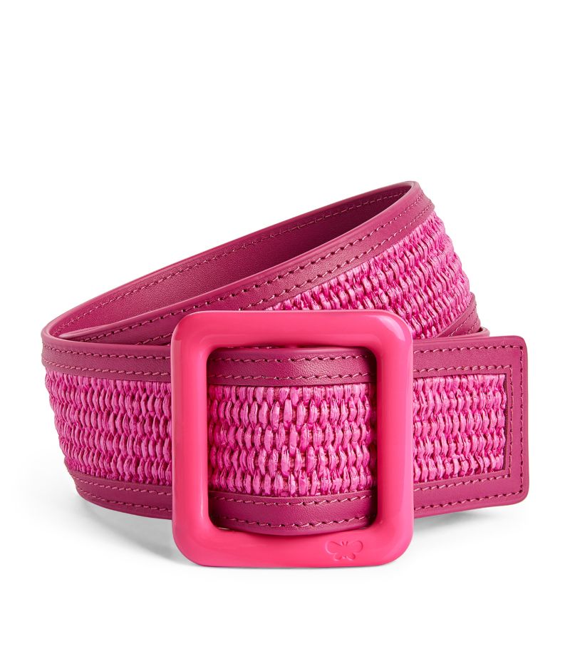 Weekend Max Mara Weekend Max Mara Raffia-Leather Belt