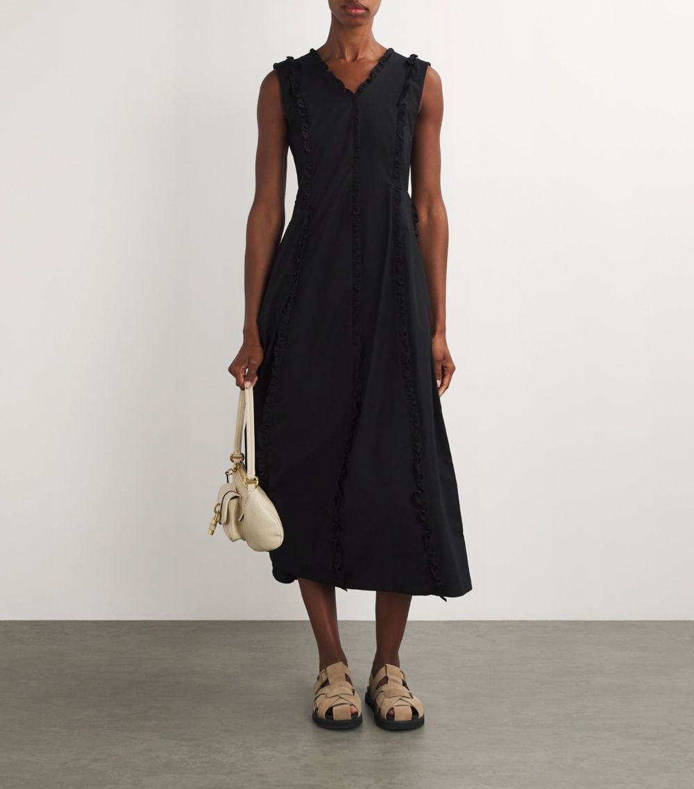 Max Mara Max Mara Ruffle-Trim Midi Dress