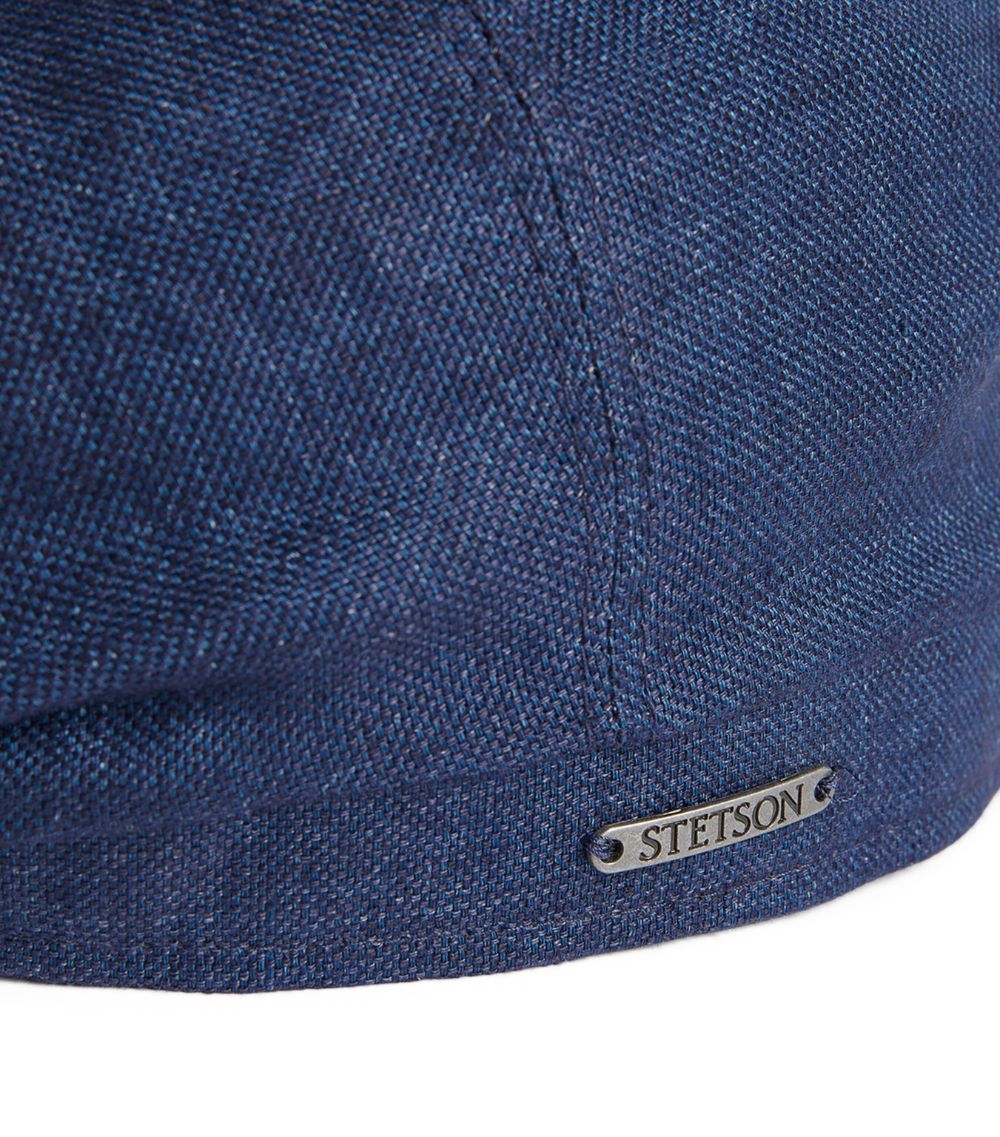 Stetson Stetson Linen Hatteras Flat Cap