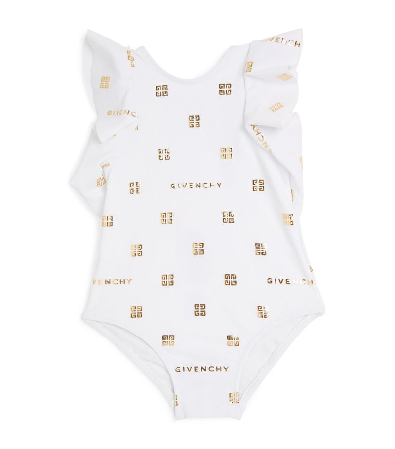 Givenchy Givenchy Kids Ruffled-Shoulder Swimsuit (2-3 Years)