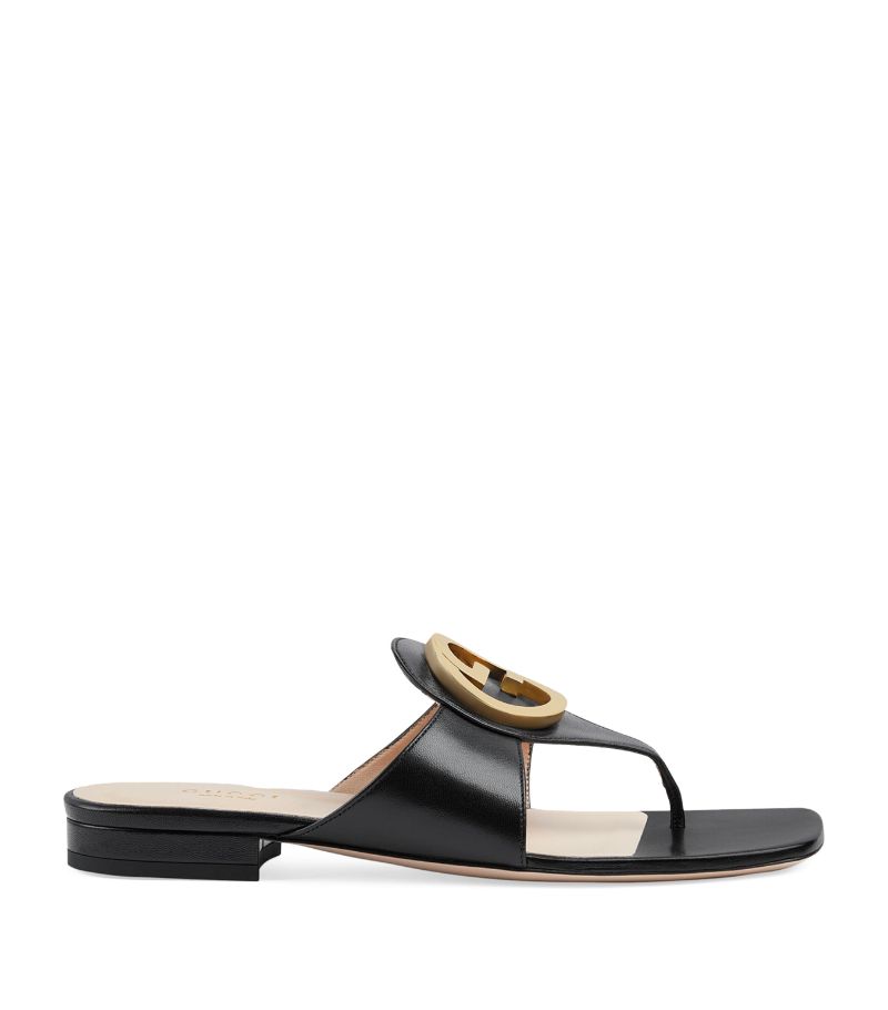 Gucci Gucci Leather Blondie Sandals