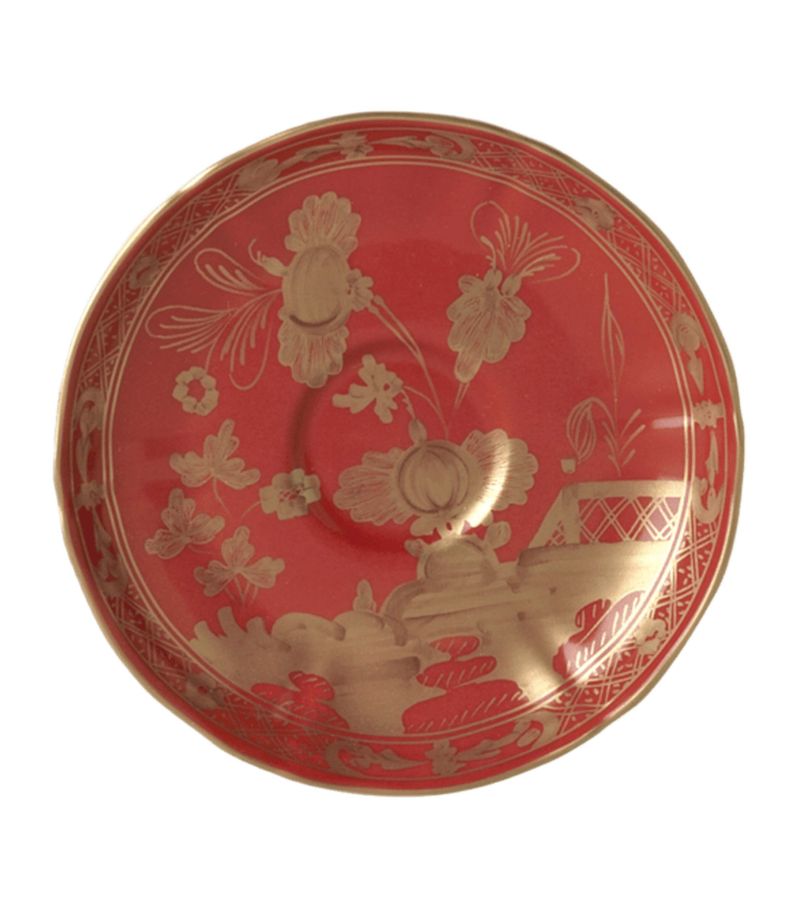 Ginori Ginori 1735 Oriente Italiano Rubrum Coffee Saucer (13.5Cm)