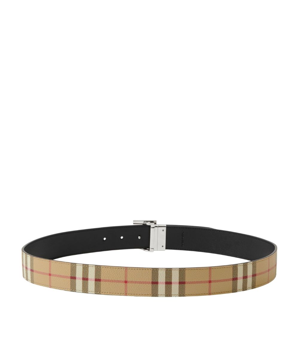 Burberry Burberry Check Reversible Tb Monogram Belt