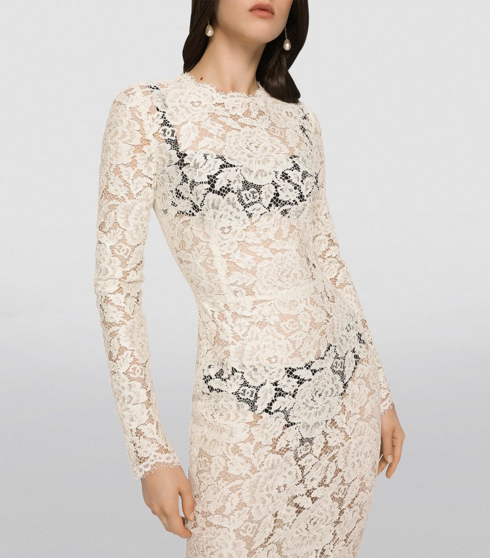 Dolce & Gabbana Dolce & Gabbana Lace Midi Dress