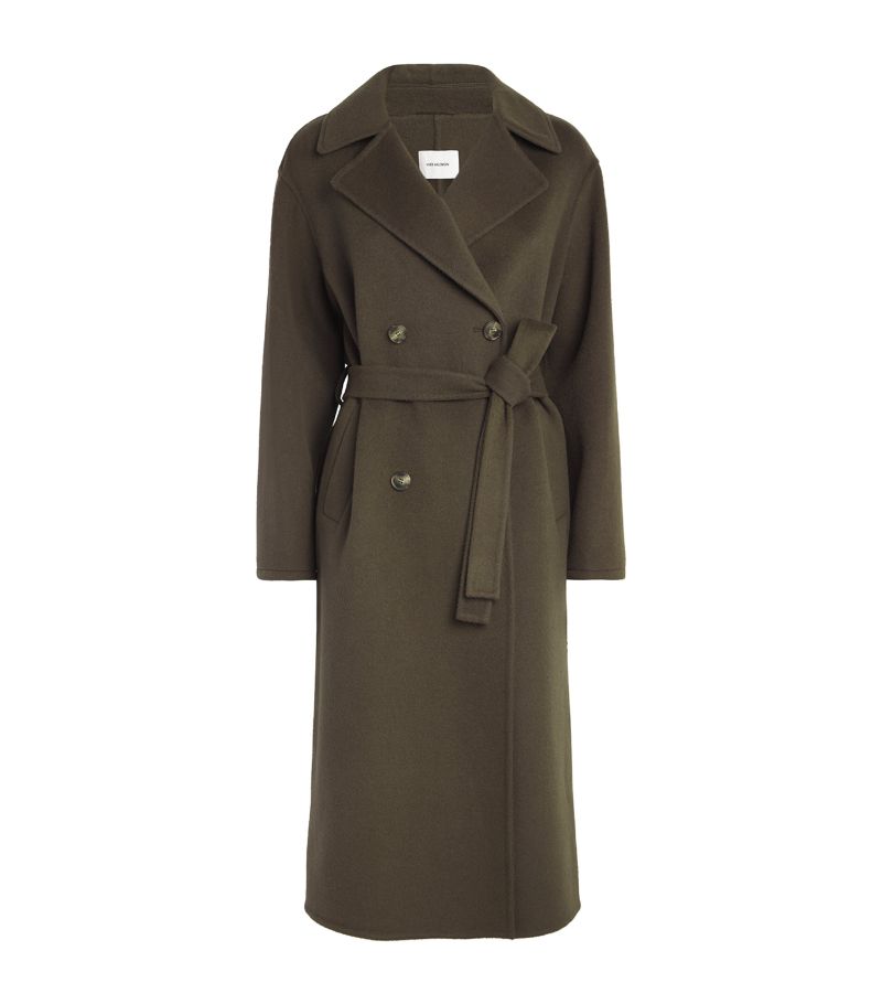 Yves Salomon Yves Salomon Wool-Cashmere Belted Trench Coat