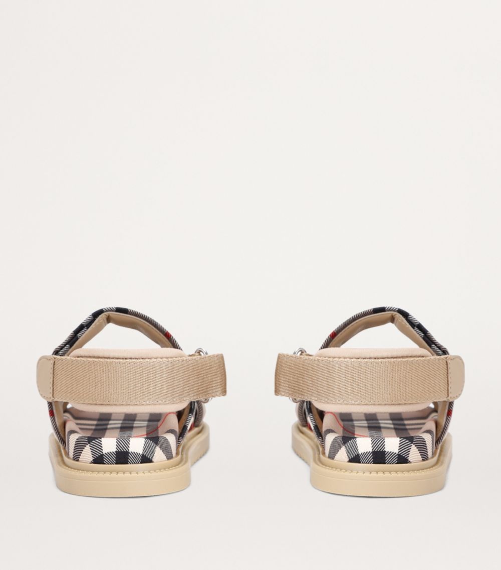 Burberry Burberry Kids Check Jamie Sandals