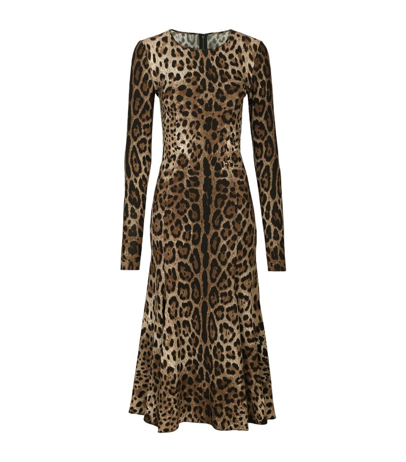 Dolce & Gabbana Dolce & Gabbana Leopard Print Midi Dress