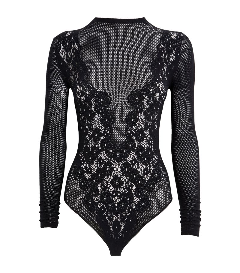 Wolford Wolford Lace Flower Bodysuit