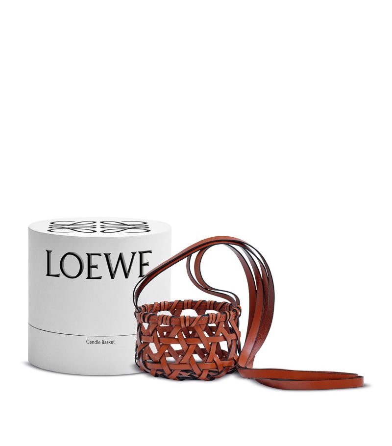 Loewe Loewe Leather Candle Basket