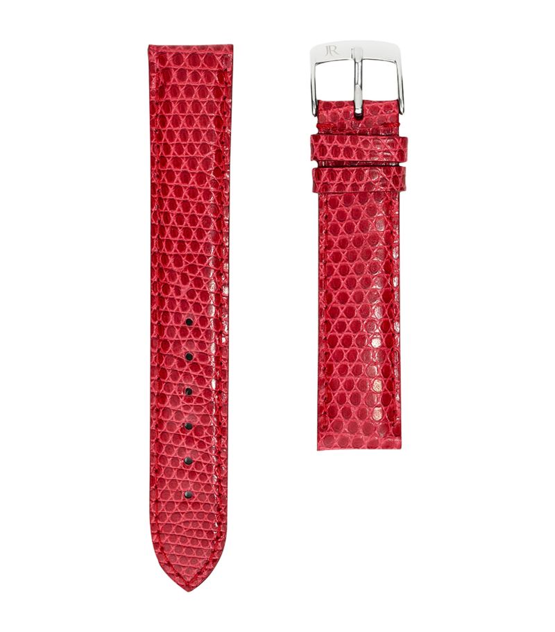 Jean Rousseau Jean Rousseau Classic Leather Lizard-Pattern Watch Strap (17Mm)