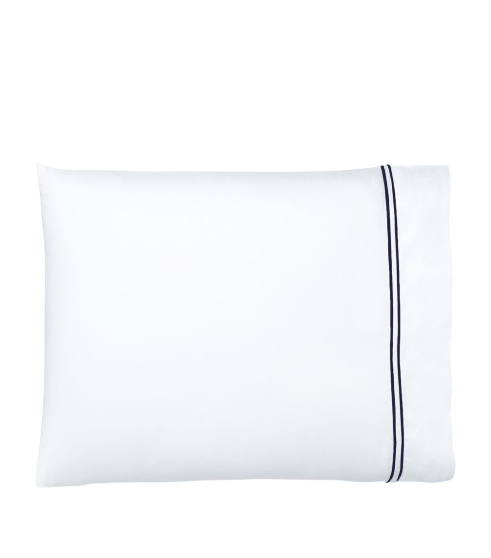 Ralph Lauren Home Ralph Lauren Home Penthouse Navy Doyer Square Pillowcase (65Cm X 65Cm)