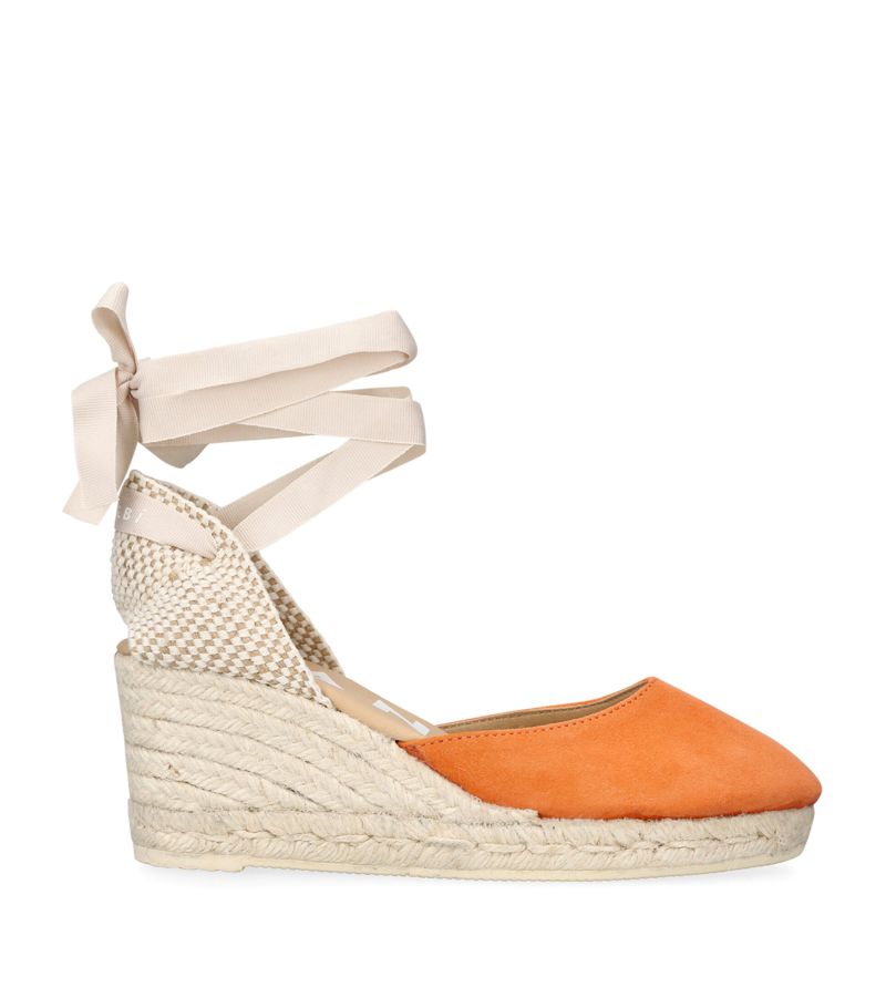 Manebi Manebi Suede Hamptons Wedge Espadrilles 80