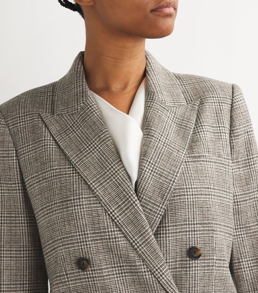 Vince Vince Wool-Blend Double-Breasted Blazer