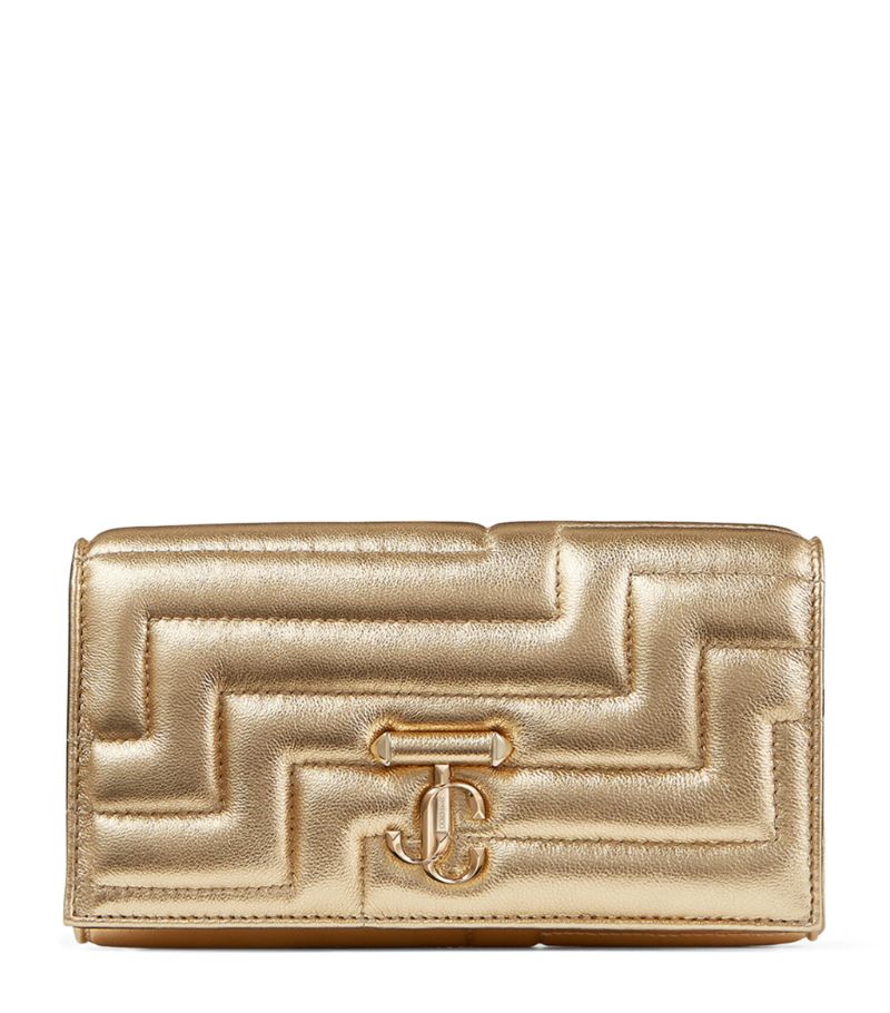 Jimmy Choo Jimmy Choo Metallic Avenue Wallet On Chain