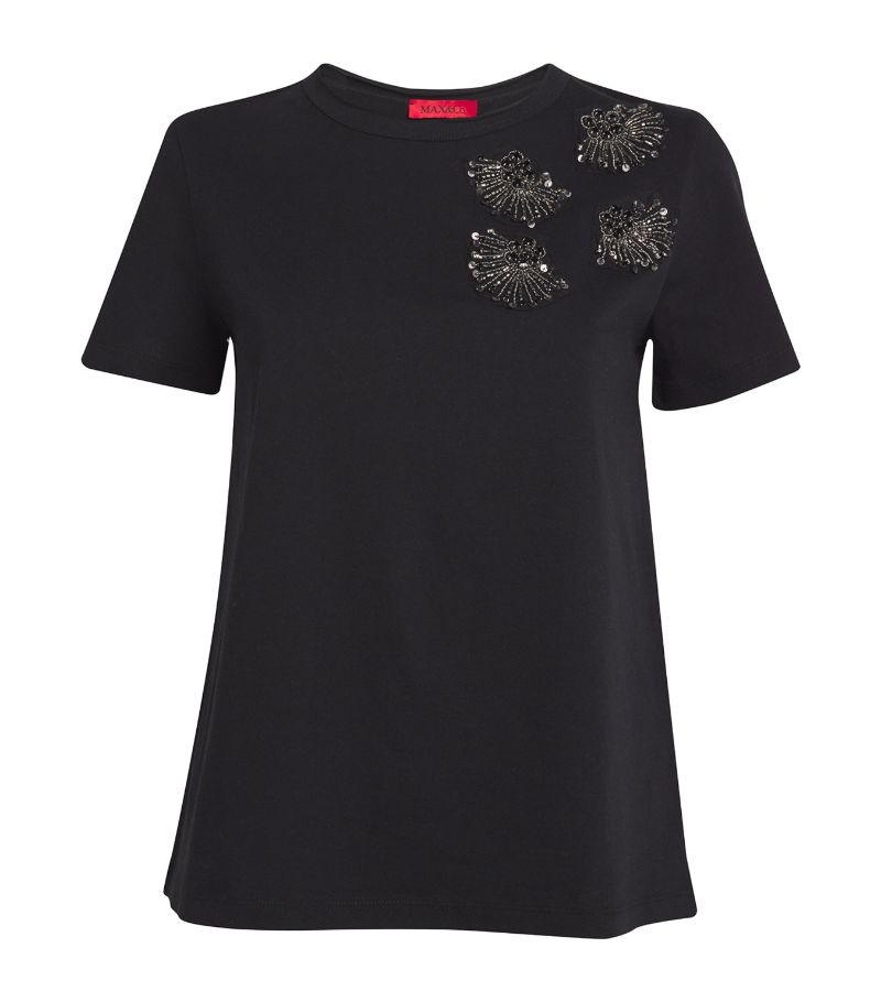 Max & Co. Max & Co. Cotton Embellished T-Shirt