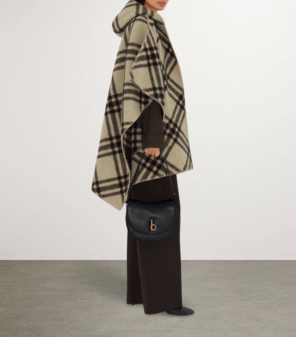 Burberry Burberry Wool Check Reversible Cape