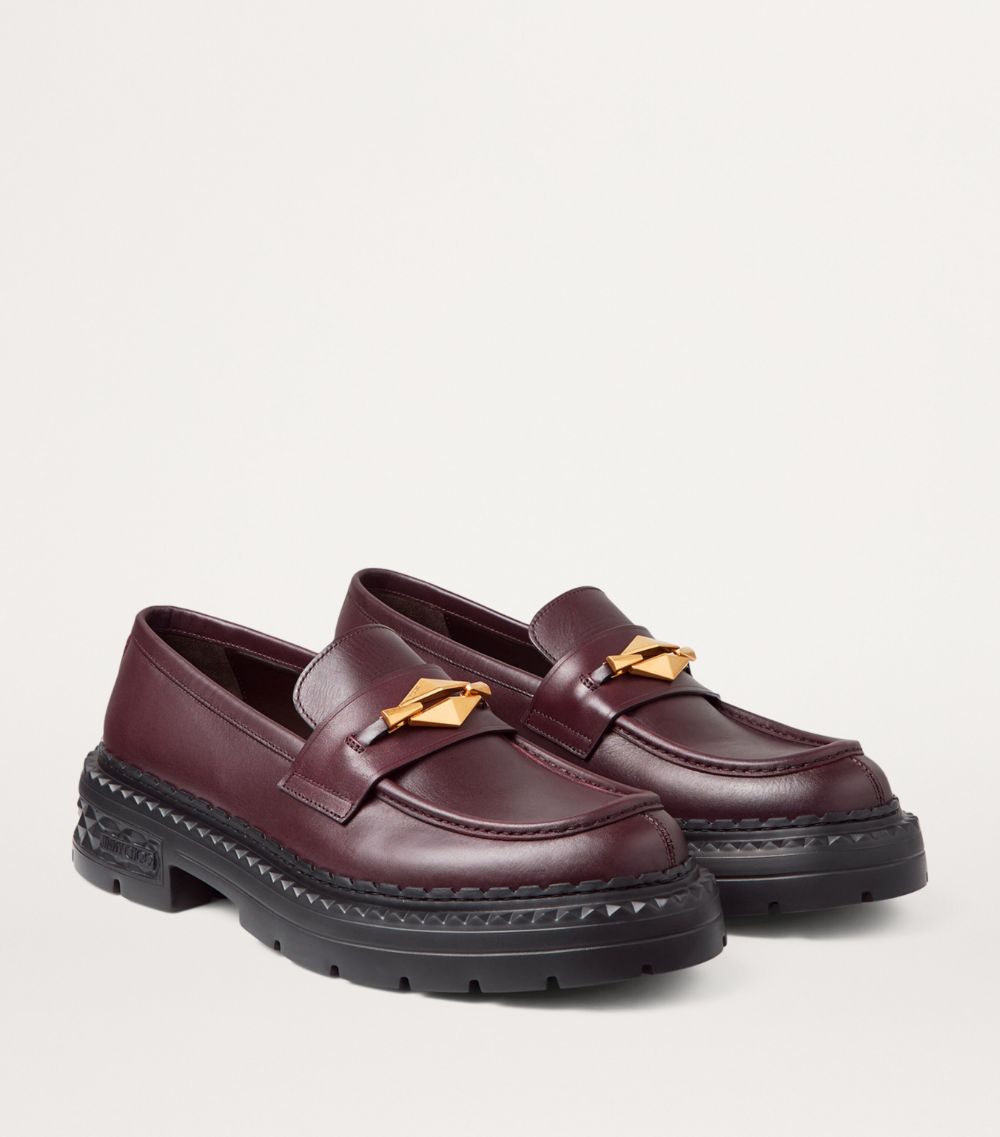 Jimmy Choo Jimmy Choo Marlow Leather Loafers