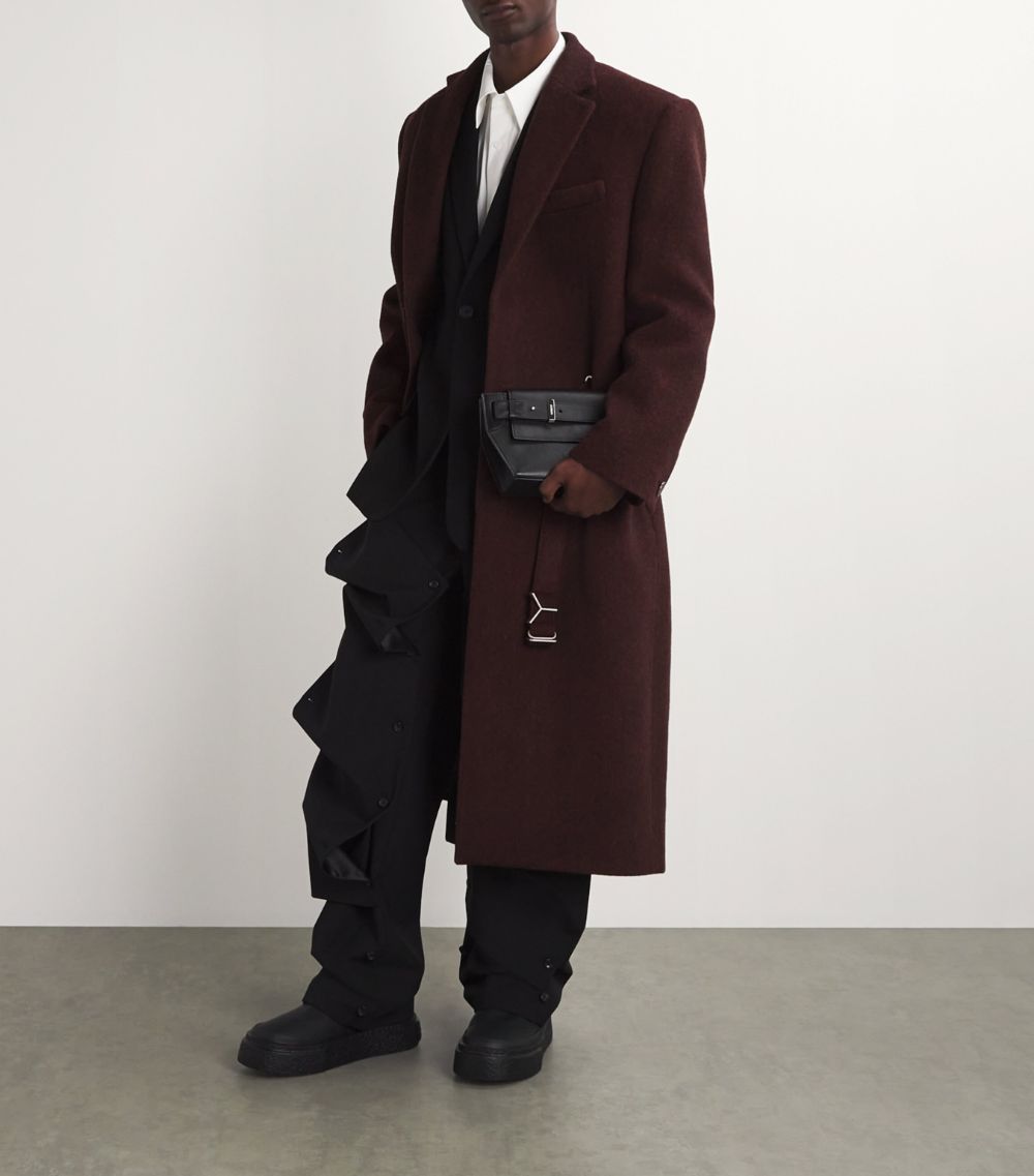 Y/Project Y/Project Wool-Blend Y Belt Overcoat