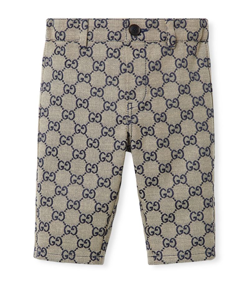 Gucci Gucci Kids Canvas Gg Trousers (3-36 Months)