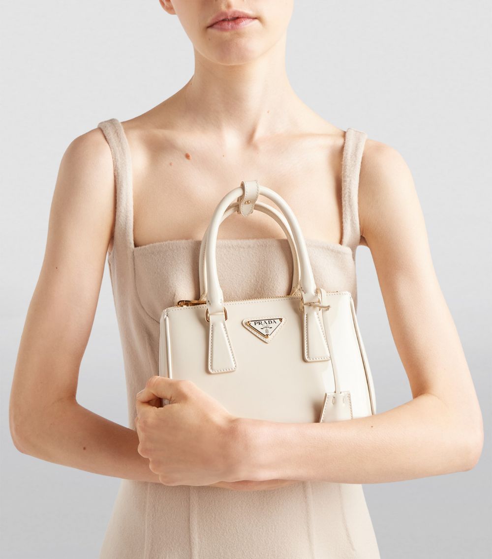 Prada Prada Mini Leather Galleria Top-Handle Bag