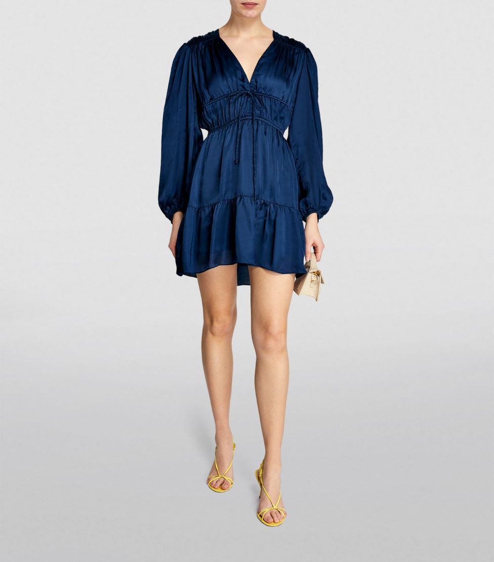  Maje Tiered V-Neck Mini Dress