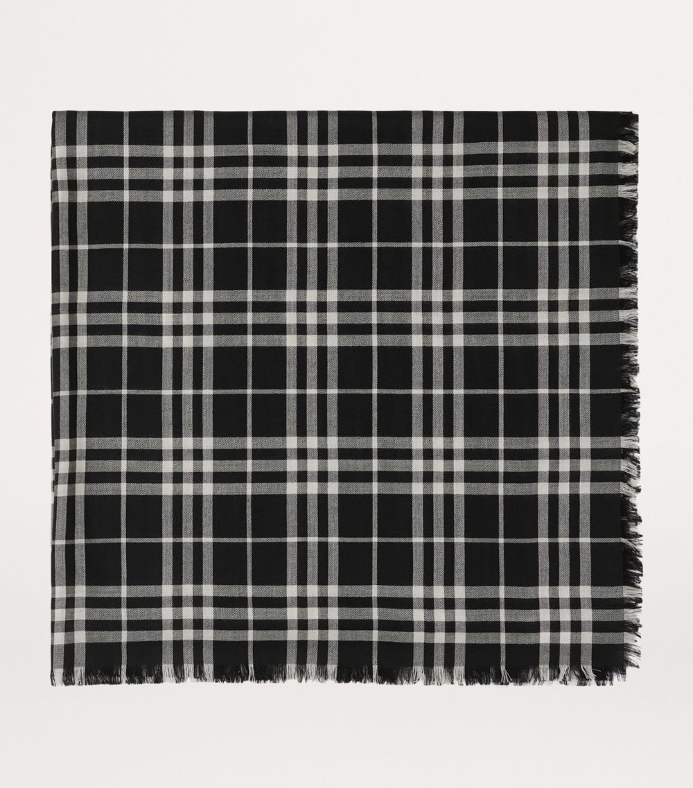 Burberry Burberry Cashmere-Silk Check Scarf