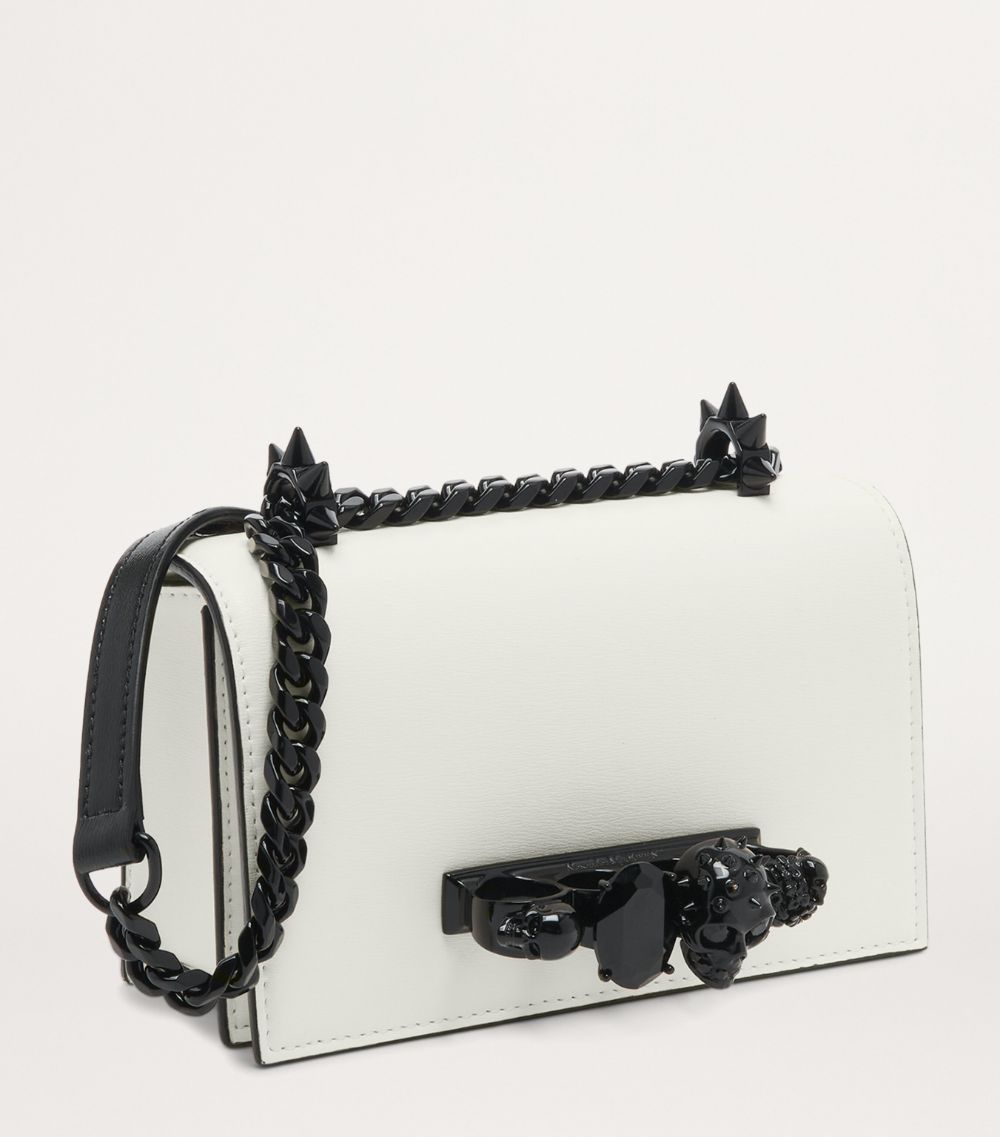 Alexander McQueen Alexander Mcqueen Mini Leather Jewelled Satchel Bag