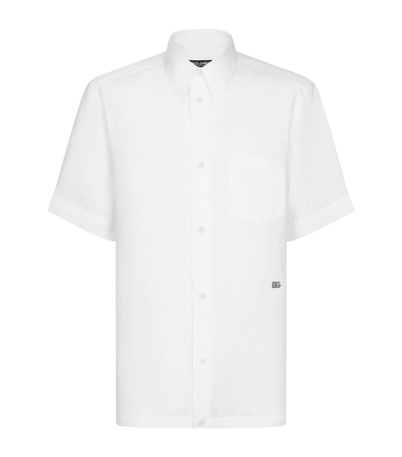 Dolce & Gabbana Dolce & Gabbana Linen Short-Sleeved Shirt