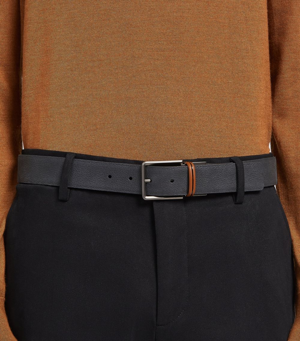 zegna Zegna Leather Belt