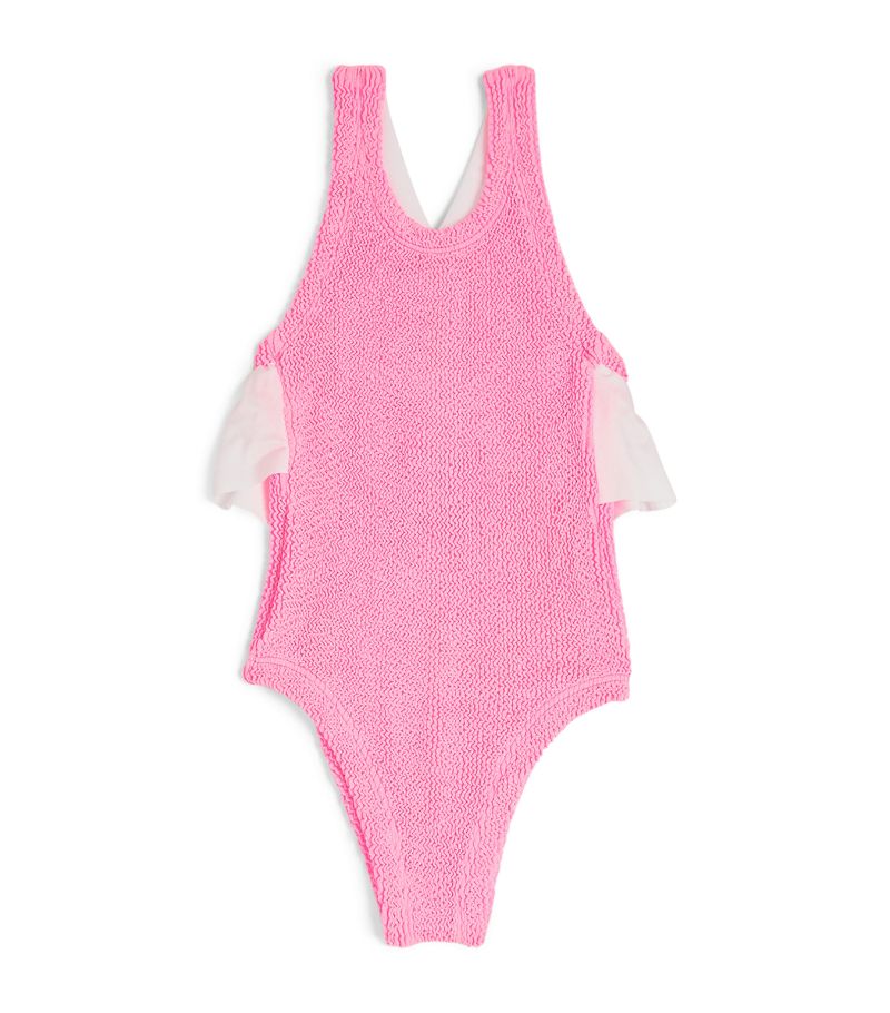 Hunza G Kids Hunza G Kids Ruffle-Trim Lara Swimsuit (2-6 Years)