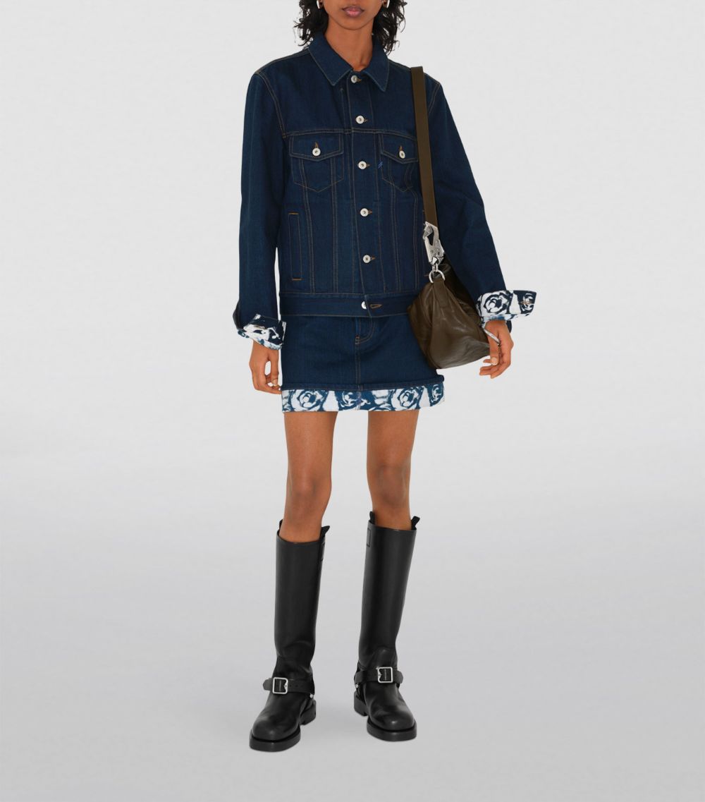 Burberry Burberry Japanese Denim Mini Skirt