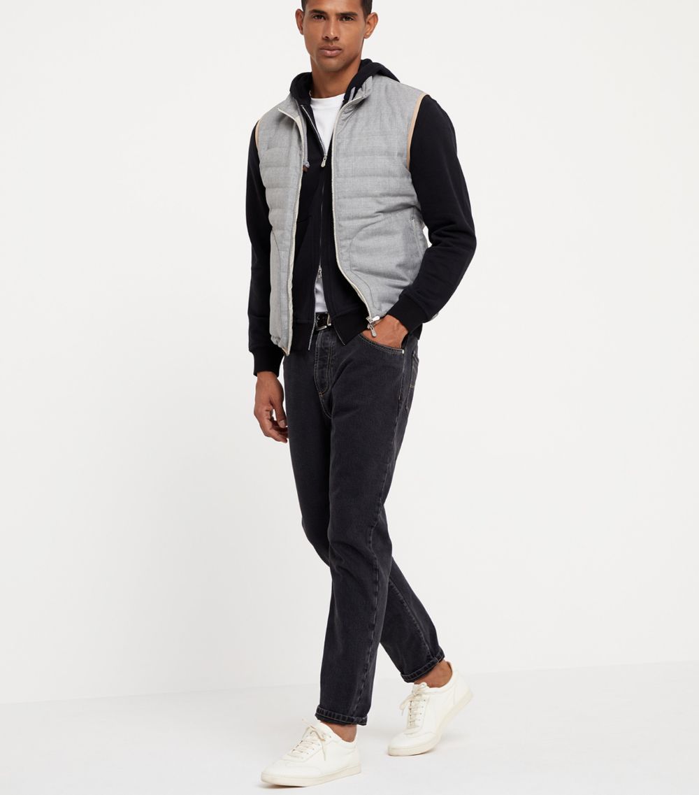 Brunello Cucinelli Brunello Cucinelli Cotton Zip-Up Hoodie