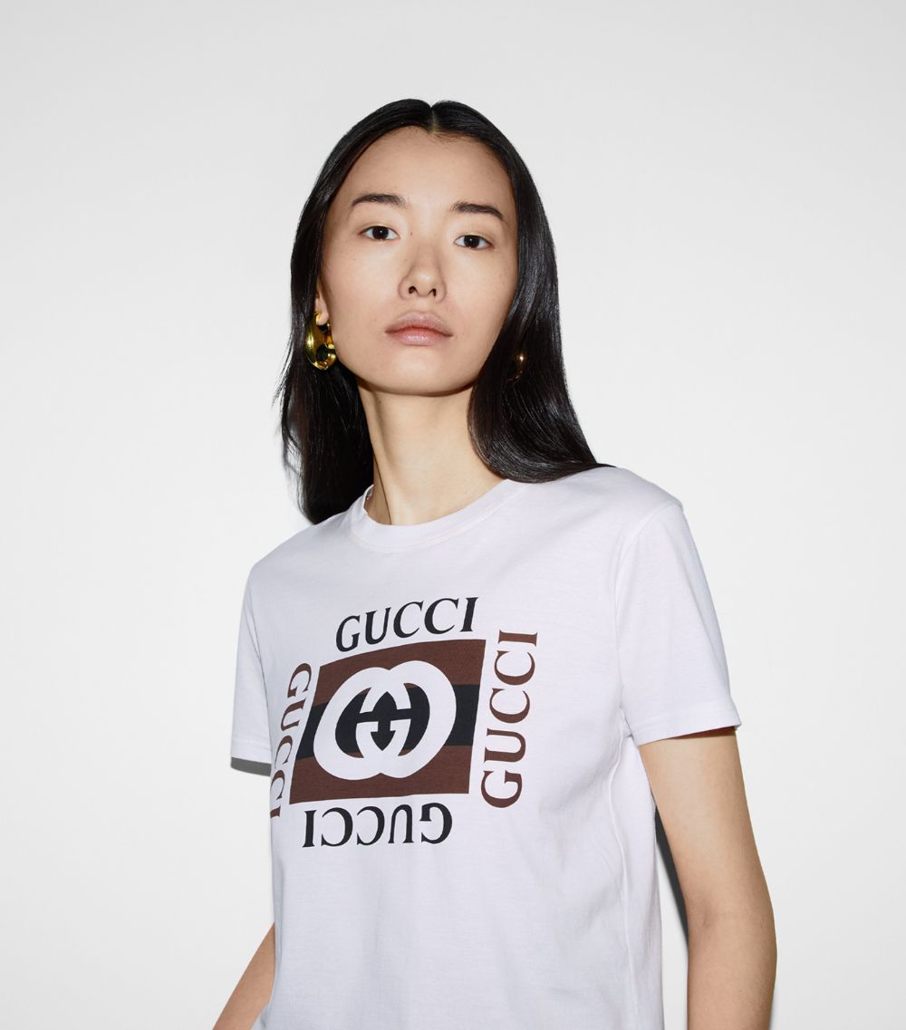 Gucci Gucci Cotton Logo T-Shirt