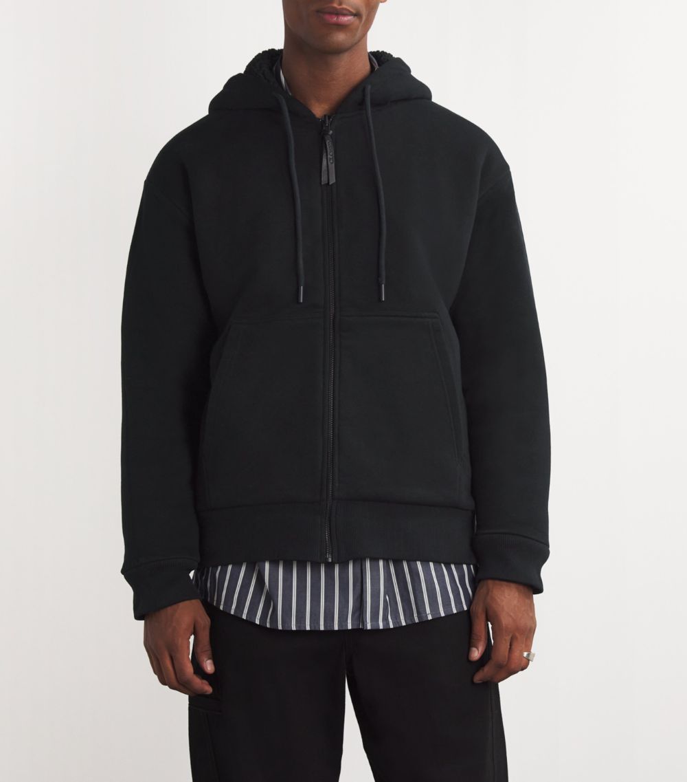 CLOSED Closed Teddy-Lined Zip-Up Hoodie