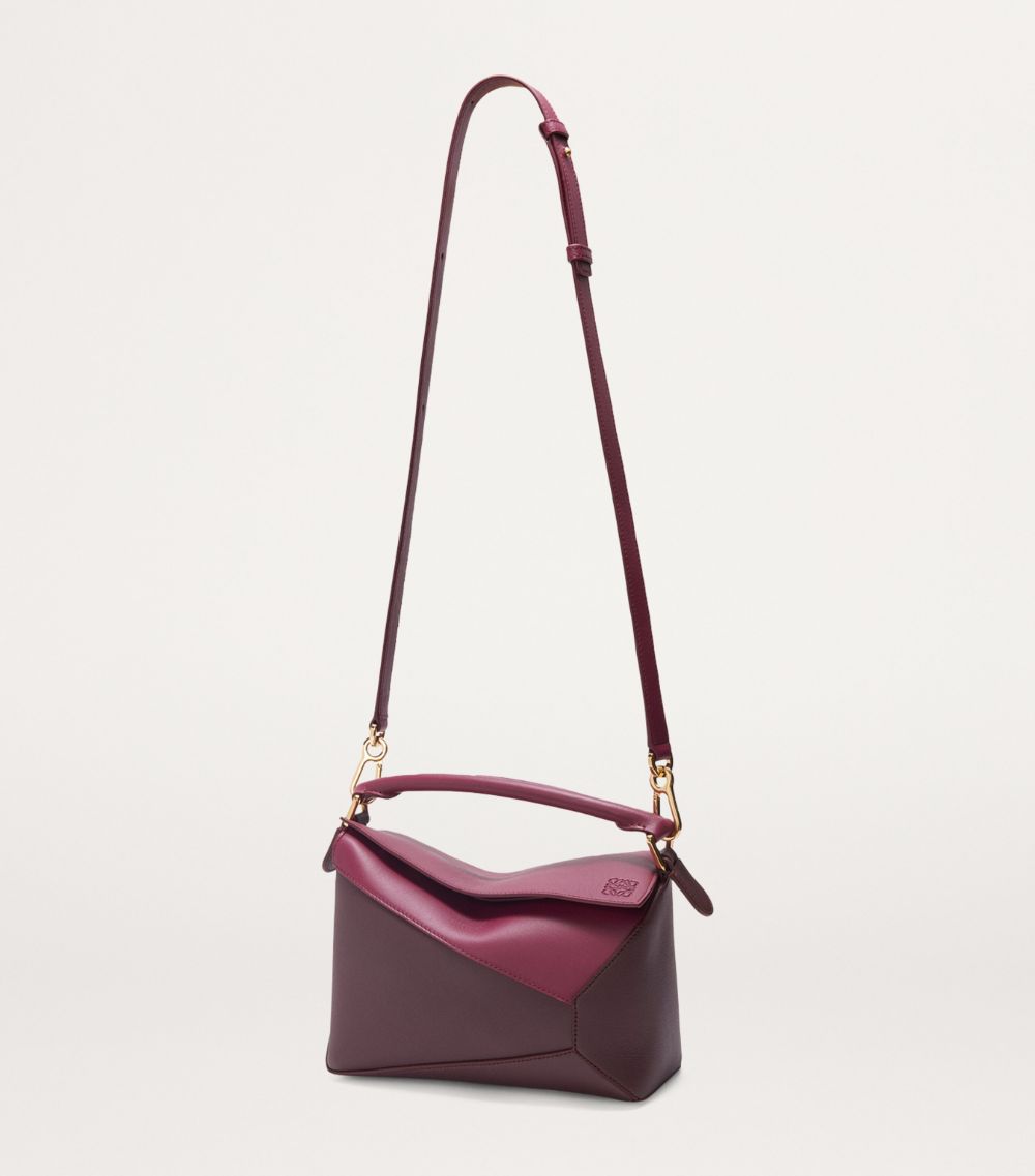 Loewe Loewe Small Leather Puzzle Edge Top-Handle Bag