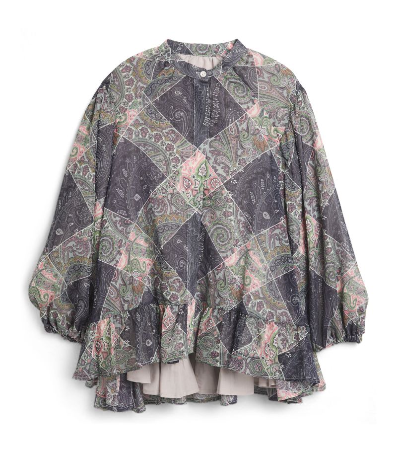  Etro Kids Printed Peplum Shirt (4-16 Years)