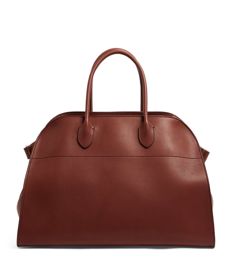 The Row The Row Leather Margaux 15 Top-Handle Bag