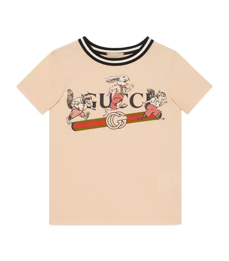 Gucci Gucci Kids Cotton Logo T-Shirt (4-12 Years)