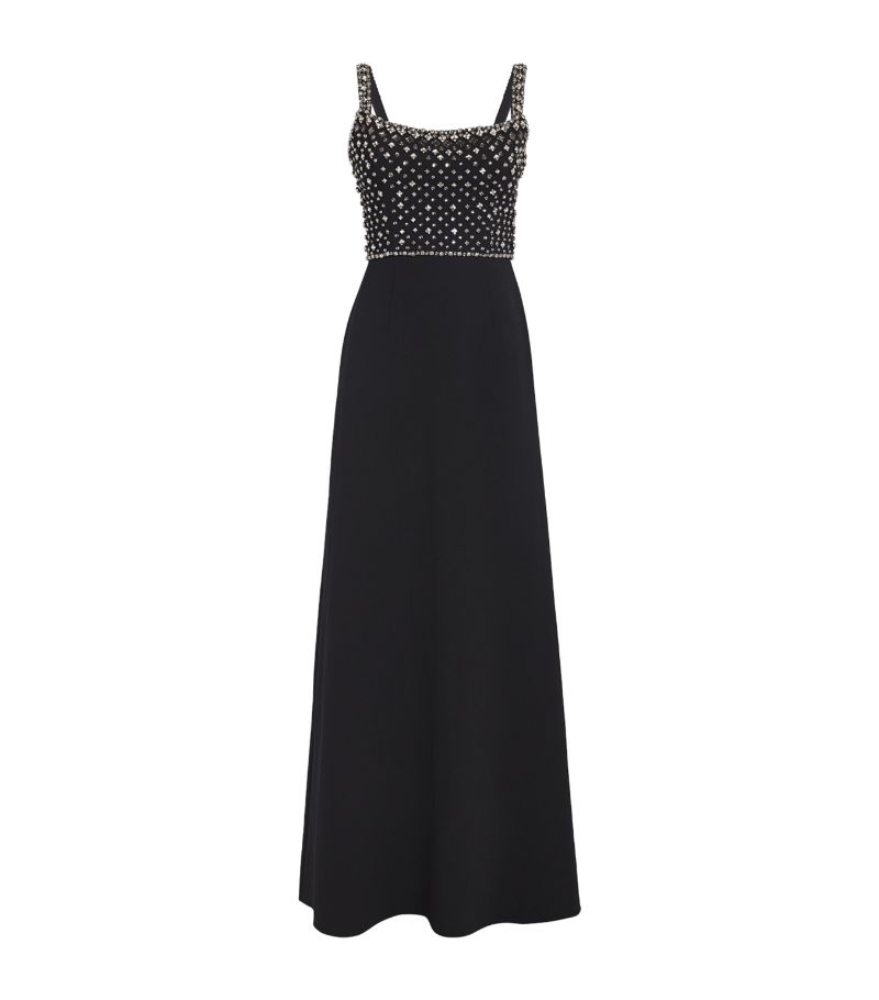 Jenny Packham Jenny Packham Crystal-Embellished Moon Gown