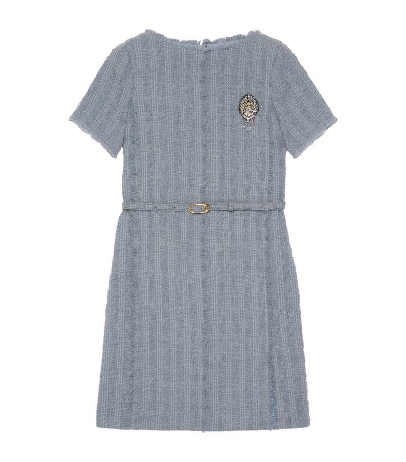 Gucci Gucci Wool Tweed Mini Dress