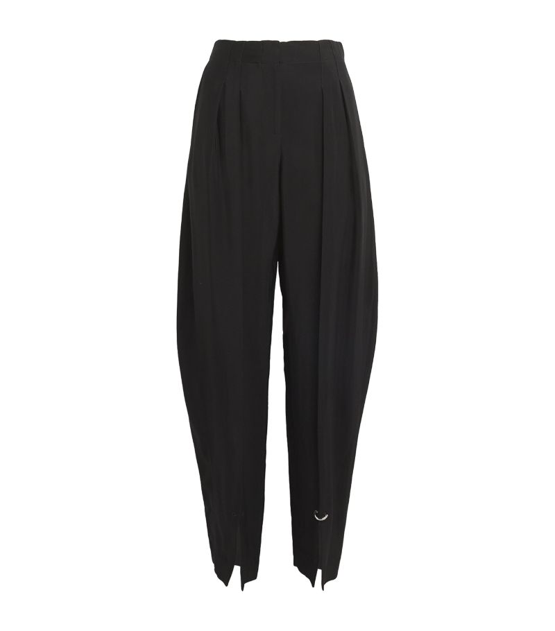 Mugler Mugler Pierced Wide-Leg Trousers