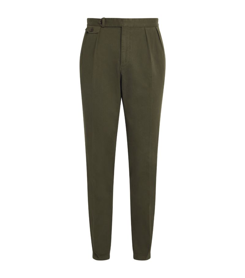 Polo Ralph Lauren Polo Ralph Lauren Stretch-Cotton Pleated Trousers