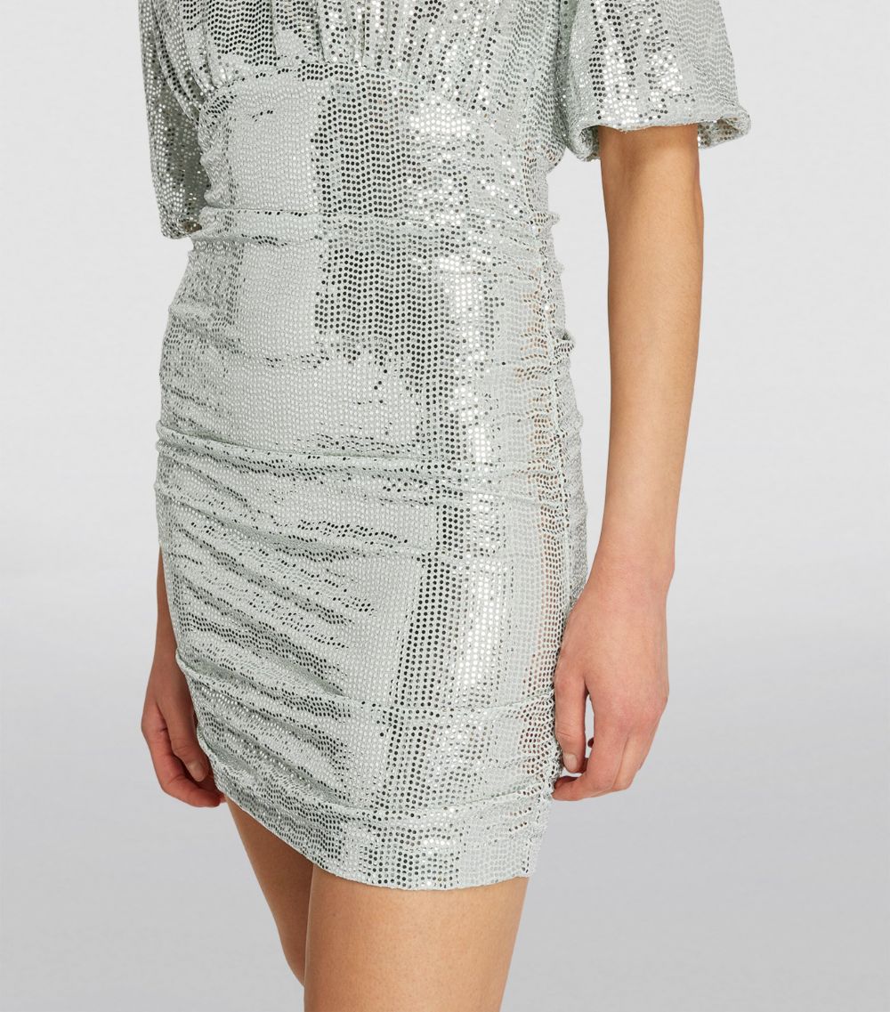  Maje Sequin-Embellished Mini Dress