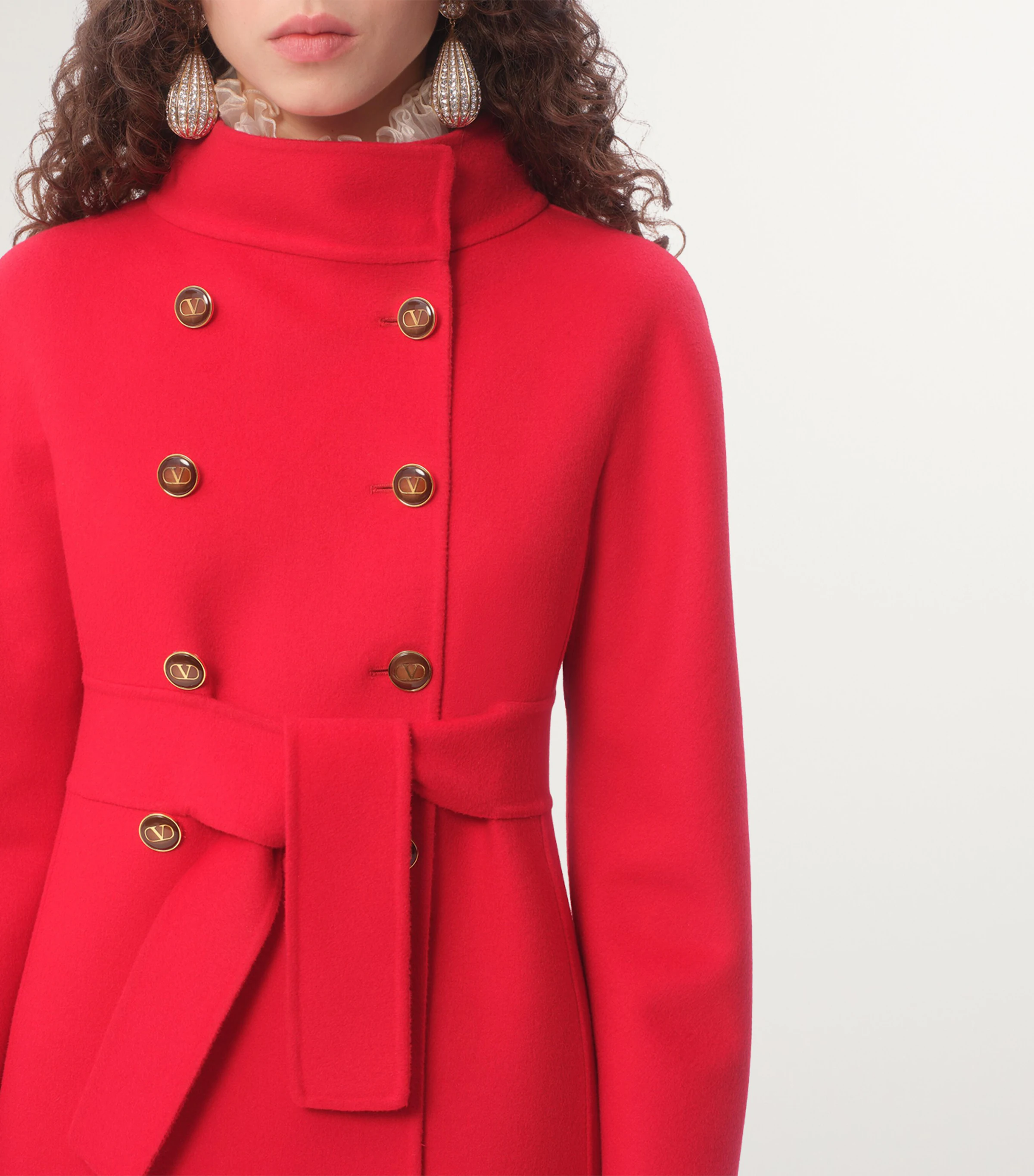 Valentino Valentino Virgin Wool-Cashmere Coat