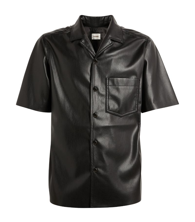 Nanushka Nanushka Faux Leather Shirt