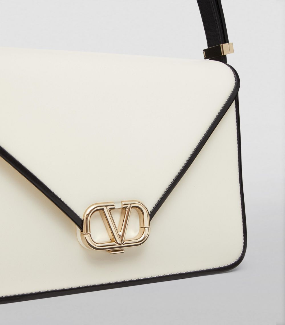 VALENTINO GARAVANI Valentino Garavani Leather Letter Shoulder Bag